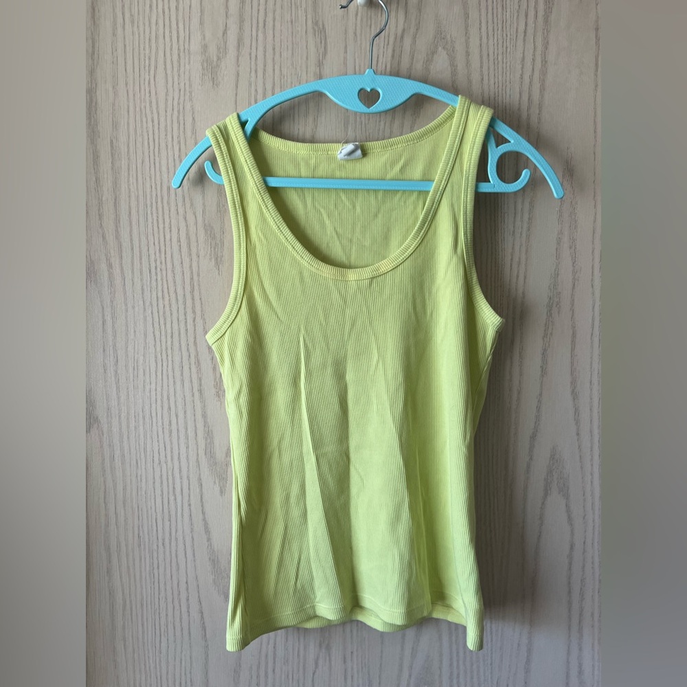 GAP Lemon Yellow Tank Top Size S